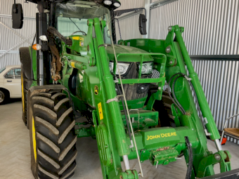 2023 John Deere 6125M Tractor with 623R Loader (Price Reduced)