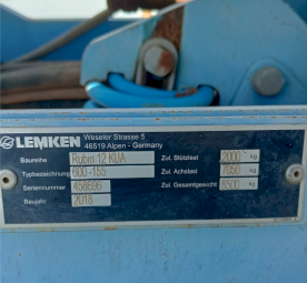 2018 Lemkin Rubin 12 Disc Harrow