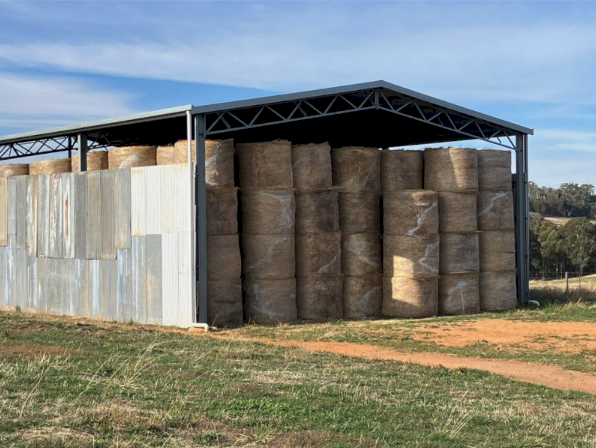 300 X Pasture Hay 5X4 Round Bales