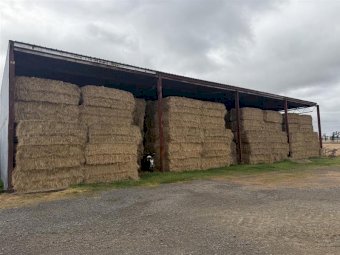 360 m/t Clover and Rye Hay 560kg 8x4x3 Bales