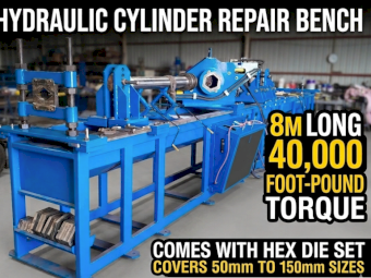 New 8m Makeith Industries Hydraulic Cylinder Repair Bench weekly rental 