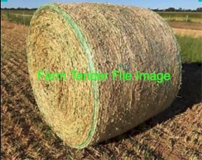 300 x Oaten/Rye Hay 5X4 Round Bales