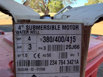 Franklin 4" Submersible Motor