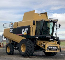 CAT Lexion 460R Header with Front and Trailer