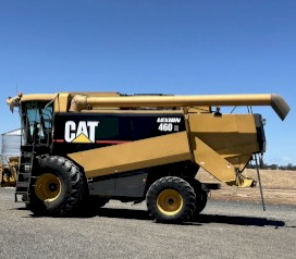 CAT Lexion 460R Header with Front and Trailer