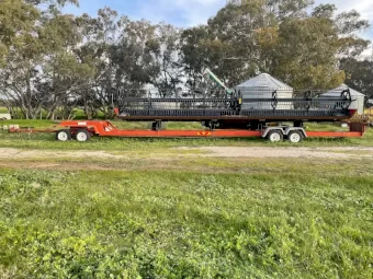2006 Case IH 2388 Extreme with 36ft 2052 Front and 4 axle Trailer