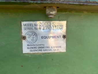 Magik Kleener 2000 Grain Cleaner on Trailer