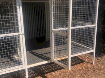 Dog Cage With Polypropylene Floor