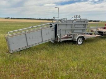 2019 Hecton Sheep Handler On Trailer