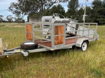 2019 Hecton Sheep Handler On Trailer