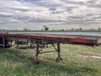 40ft McGrath Flat Top Bogie Farm Trailer