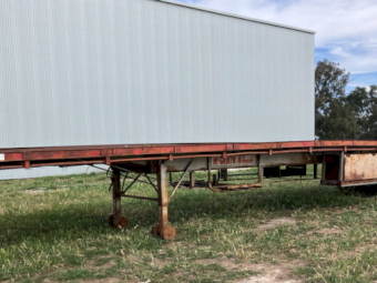 40ft McGrath Flat Top Bogie Farm Trailer