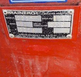 2009 Mainero 2230 Grainbag Inloader