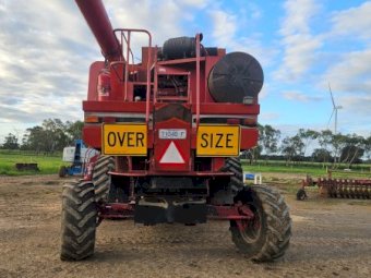 1997 Case IH 2366 Header With1010 30ft Front