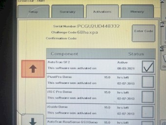 John Deere 2630 screen
