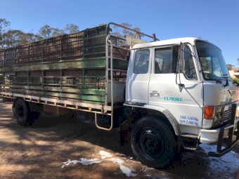 1986 Hino FF Series Rigid Truck w Stock Crate For Sale
