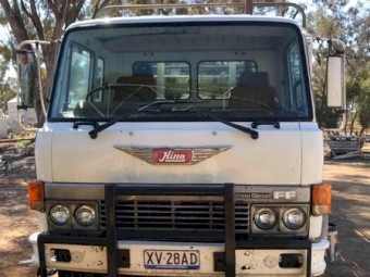 1986 Hino FF Series Rigid Truck w Stock Crate For Sale