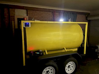 Solar Powered 2250L Fuel Trailer