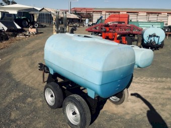 1700L Poly Water Tandem Axle Cartage Tank and Trailer
