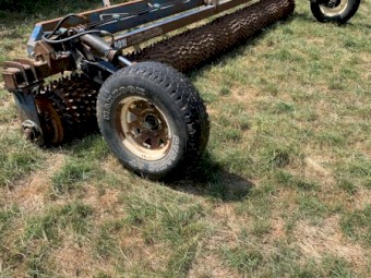 Under Auction - (A163)  Agrowdrill AD95 & Agrow Flexi-Roller 