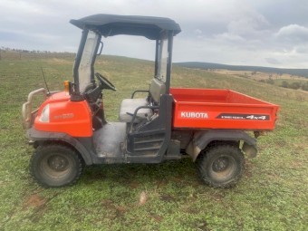 2009 Kubota RTV900 Diesel 4x4 Side by Side Hydraulic Tipper