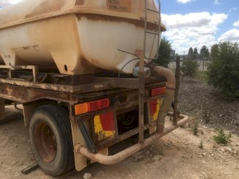Tieman Tandem Axle Flat Top Dog Trailer