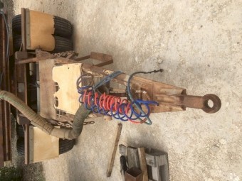 Tieman Tandem Axle Flat Top Dog Trailer