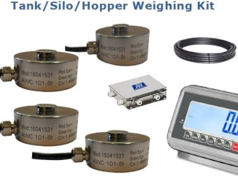 Tank /Silo/ Hopper Weighing kit (St steel) 2500kg   (2.5t) with mount 