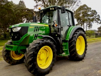 2015 John Deere 6125M 4x4 130hp Agricultural Farm Tractor