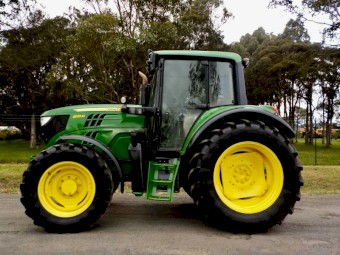 2015 John Deere 6125M 4x4 130hp Agricultural Farm Tractor