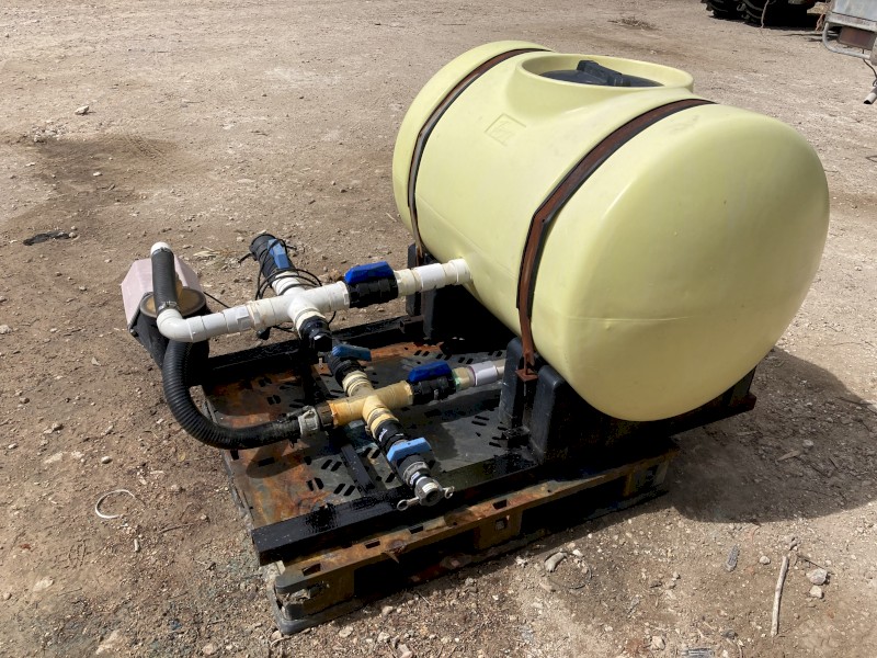Chemical batching unit with 500L tank