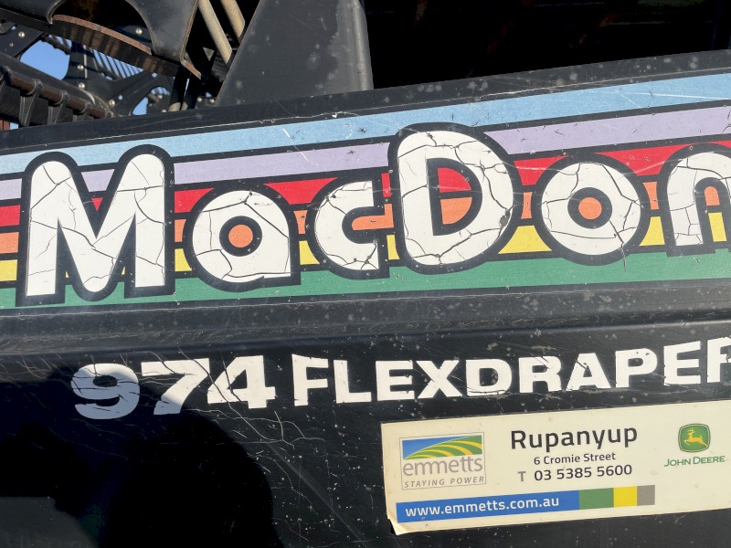 (A154)  36ft Macdon 974 Flex Draper Front