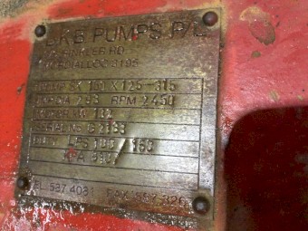 Pump and motor 