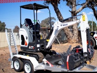 Bobcat E20 Mini Excavator for Hire or Sale