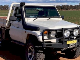 1998 Toyota Landcruiser (4x4) 5 Sp Manual 4x4 C/Chassis