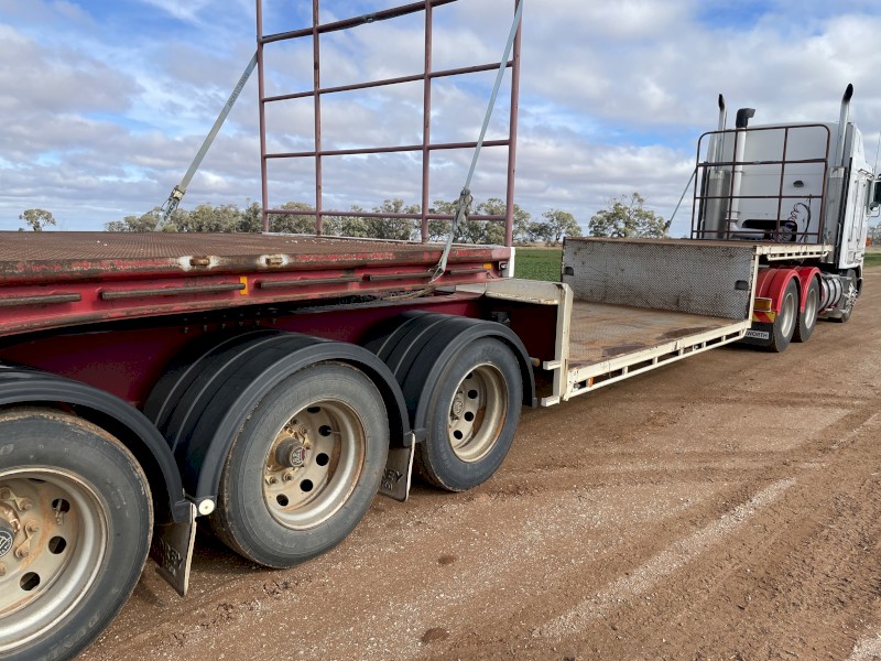 2008 Double Drop 14 pallet A-Trailer