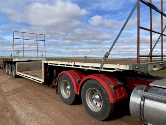2008 Double Drop 14 pallet A-Trailer