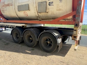Stainless Steel Tank on Trailer