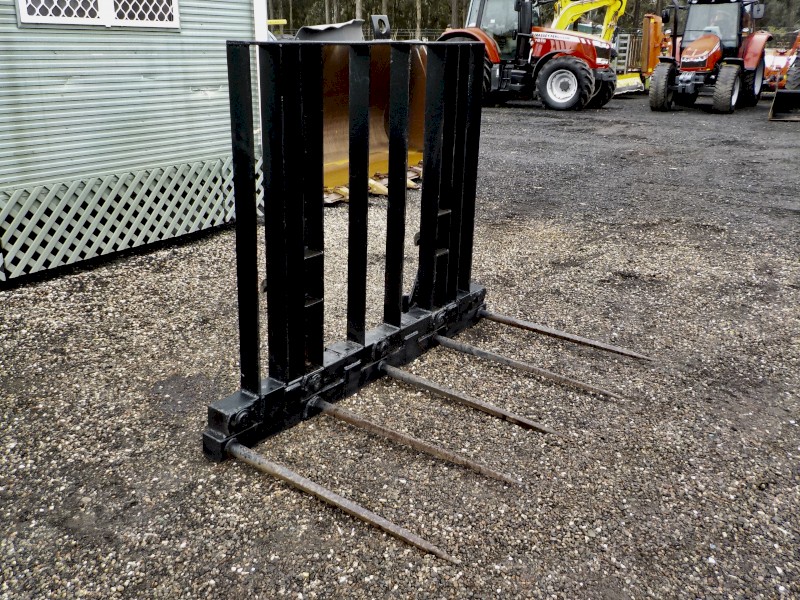 Super Heavy Duty 5 x Spear Tractor FEL Hay Fork Attachment