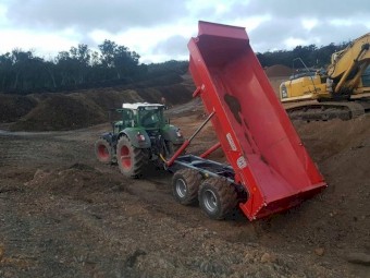 2022 Herculano HDPA 25 Dumper. Tractor Towed.