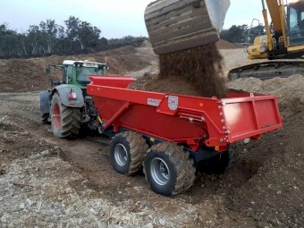 2022 Herculano HDPA 25 Dumper. Tractor Towed.