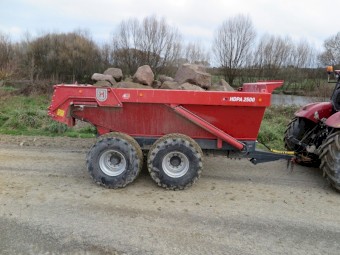 2022 Herculano HDPA 25 Dumper. Tractor Towed.