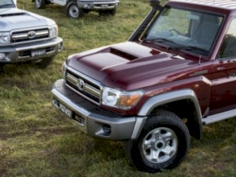 New landcruiser rims and tyres