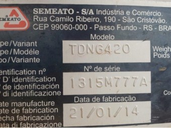 2014 Semeato TDNG 420 Disc Seeder