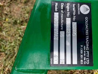 Sprayer Gold Acre Prairie Compact S boom spray 404 litre Honda petrol