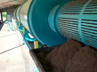 Robust BioDrum organic waste composter