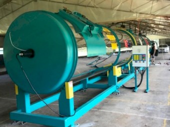 Robust BioDrum organic waste composter