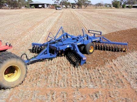 Offset disc to dry hire