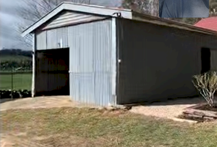 Large steel shed for sale - 8m x 5.5m