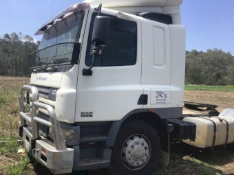 2005 DAF CF75 Single Drive Prime Mover & 28ft Semi Trailer